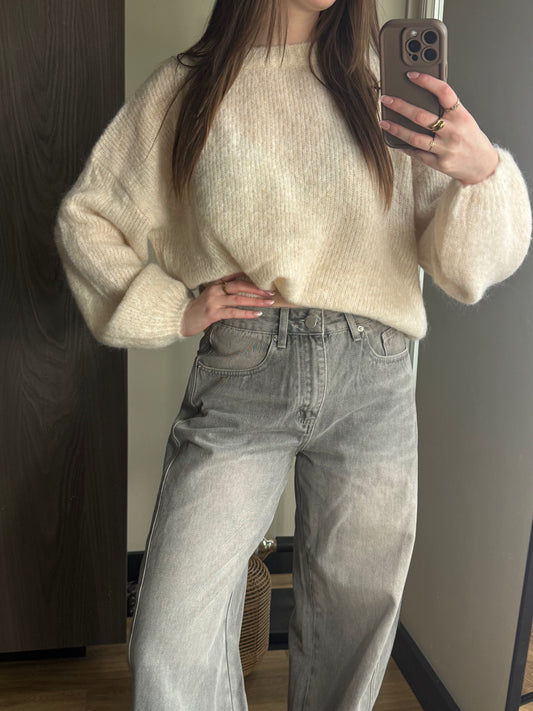 Wool Sweater White