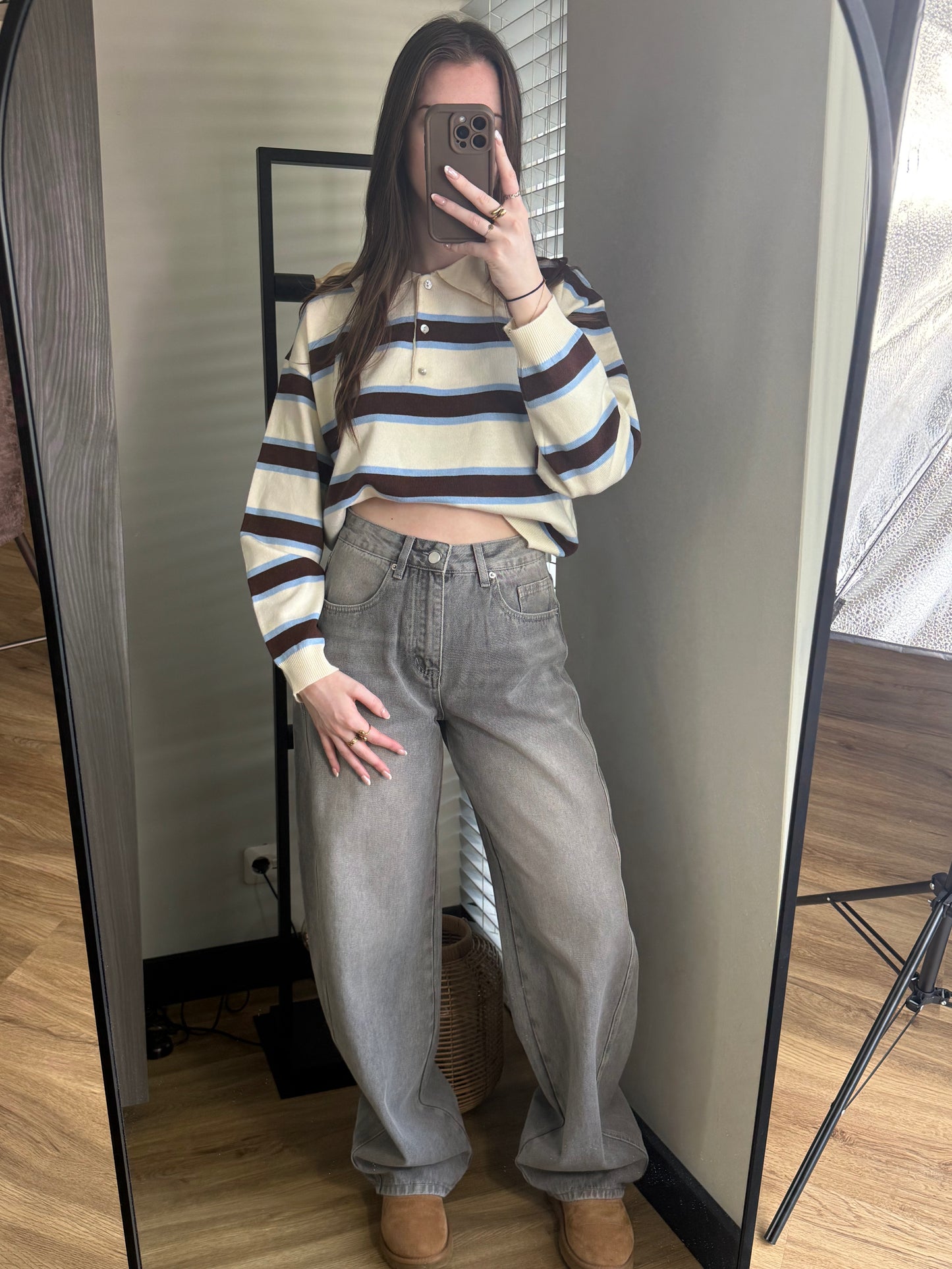 Striped Sweater Blue