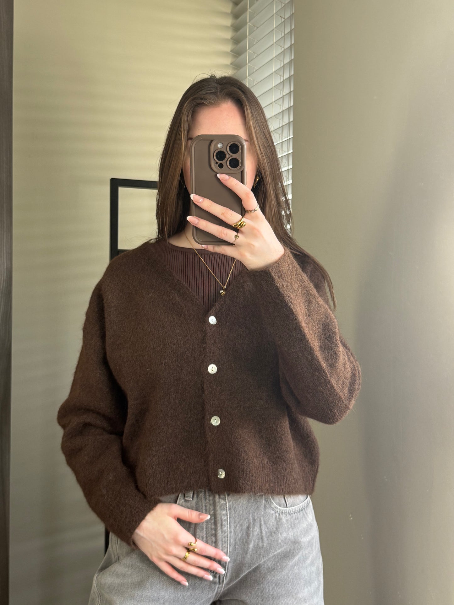 Mocha Vest Brown