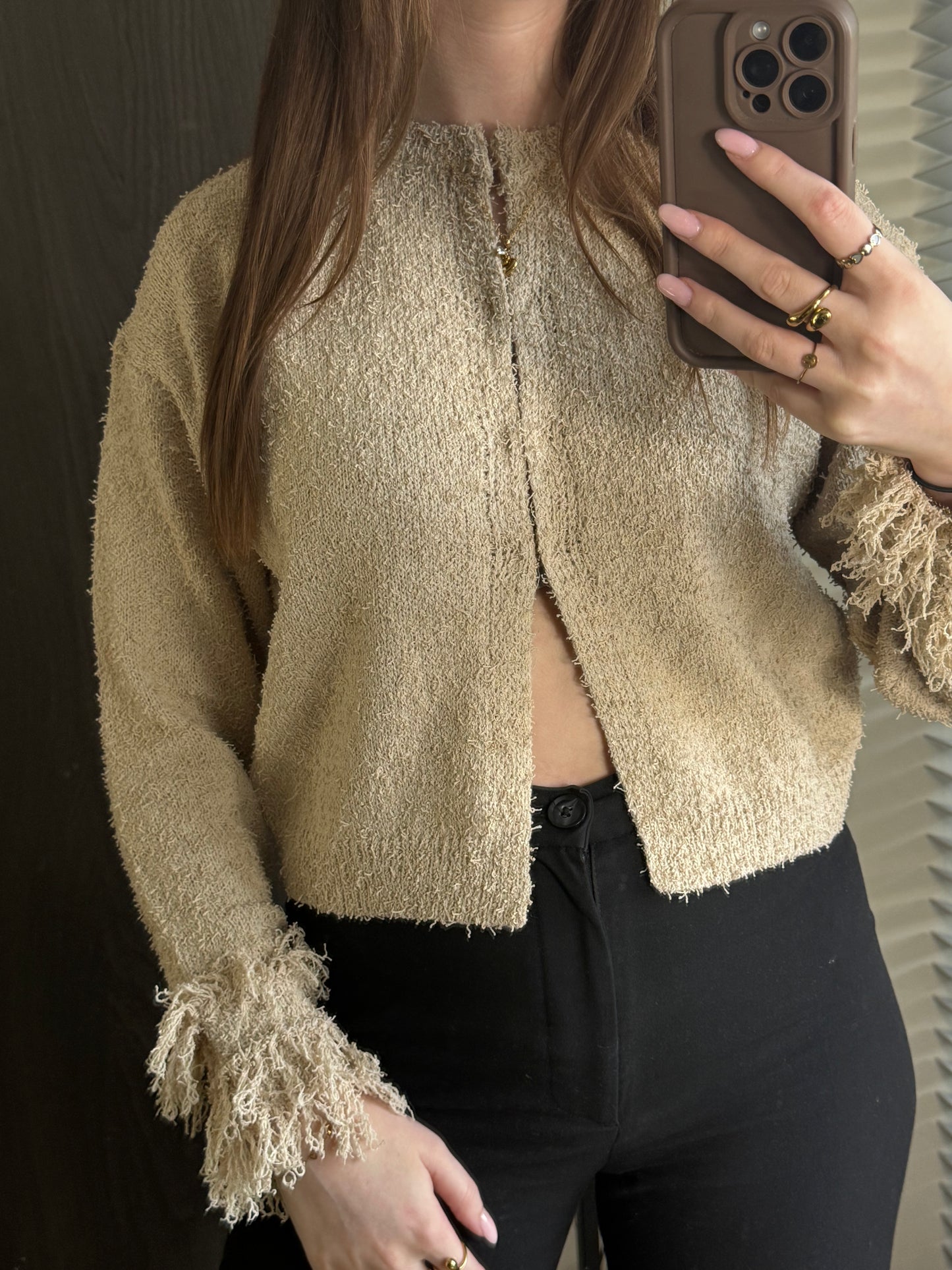 Cozy knit Beige