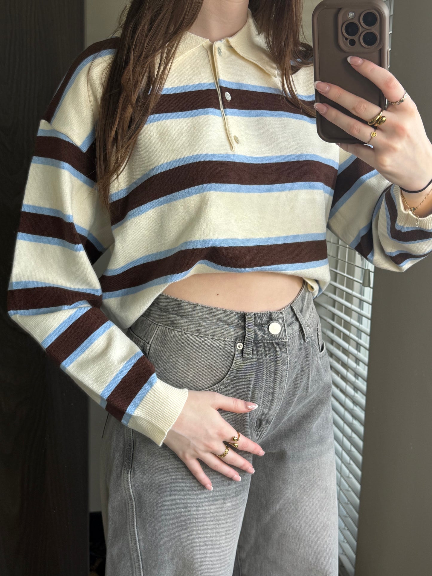 Striped Sweater Blue