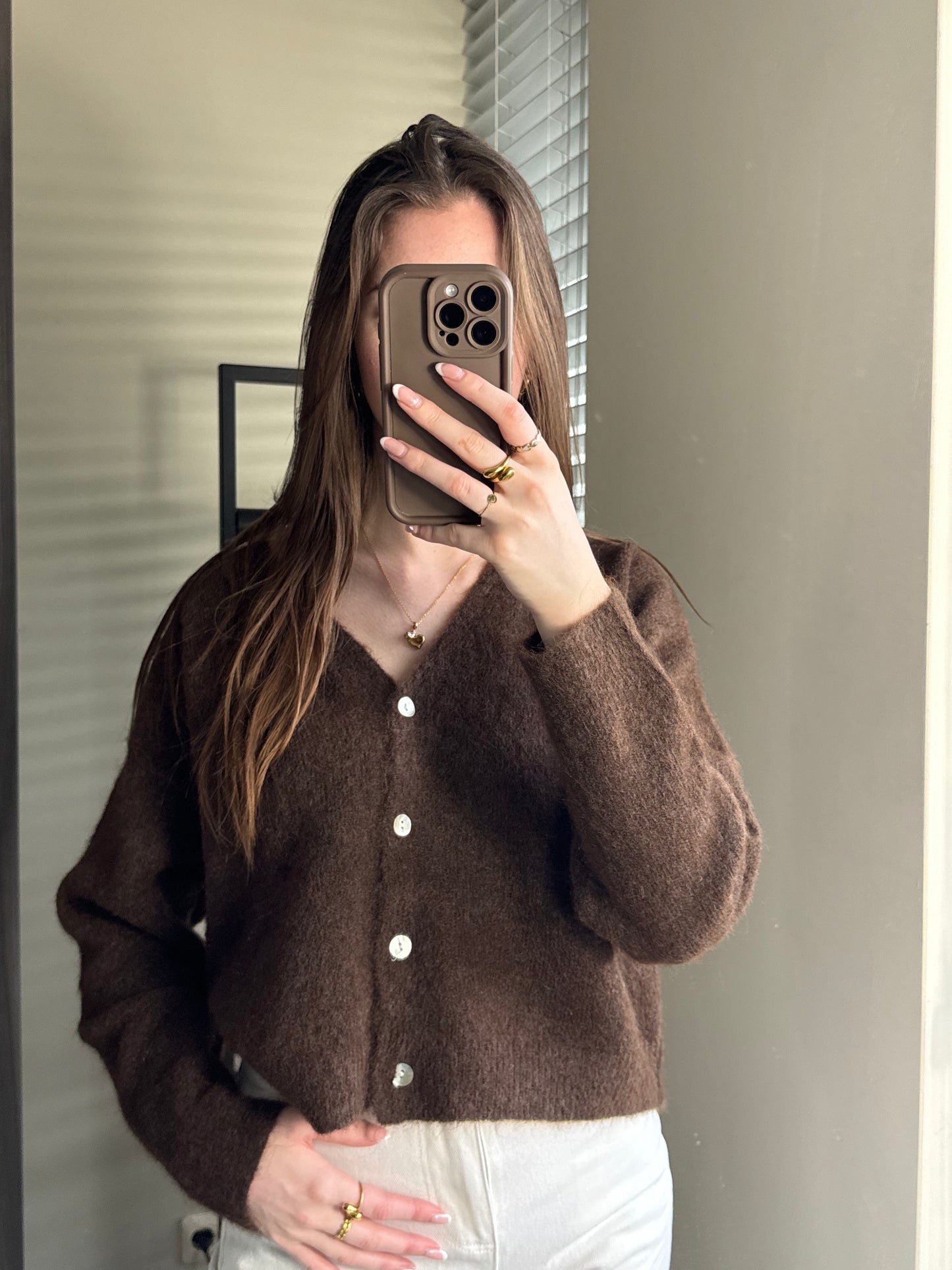 Mocha Vest Brown