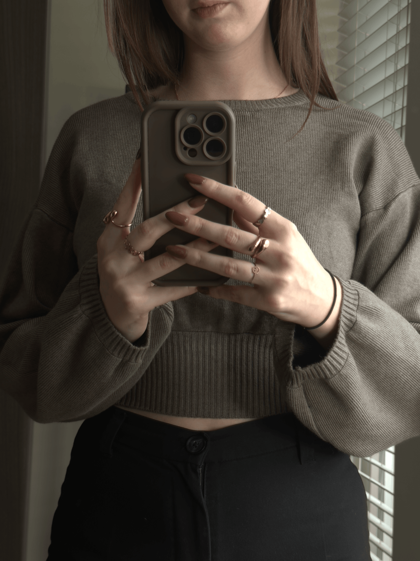 Silver Mist Top Taupe