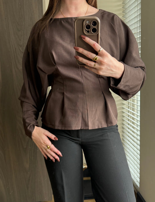 Contour Tee Brown
