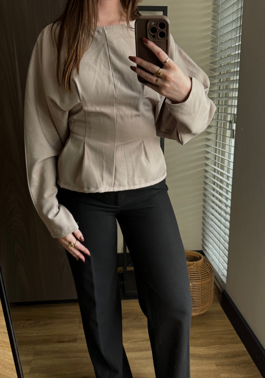 Contour Tee Taupe