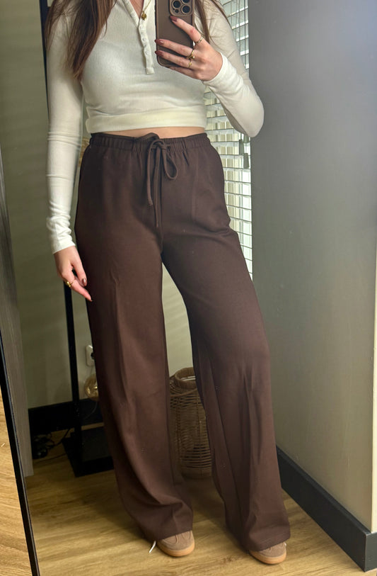 Choco Wide Joggers